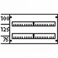 Пластрон с прорезями 2ряда/2 рейки |  код. AS 22 |  ABB